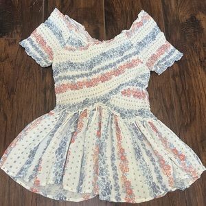 Jepna cropped floral blouse size S/M